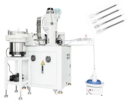 Máy Luồn Vỏ Bọc Cáp Xoắn Nhúng Thiếc Tự Động